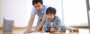 Home cleaning services allow more time for fathers and sons
